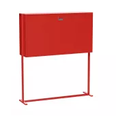 Щит пожарный закрытый со стойкой (1 дверь глухая) Щит пожарный закрытый со стойкой (1 дверь глухая)