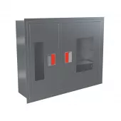Шкаф пожарный ШПК-315 ВО из нержавеющей стали Шкаф пожарный ШПК-315 ВО из нержавеющей стали